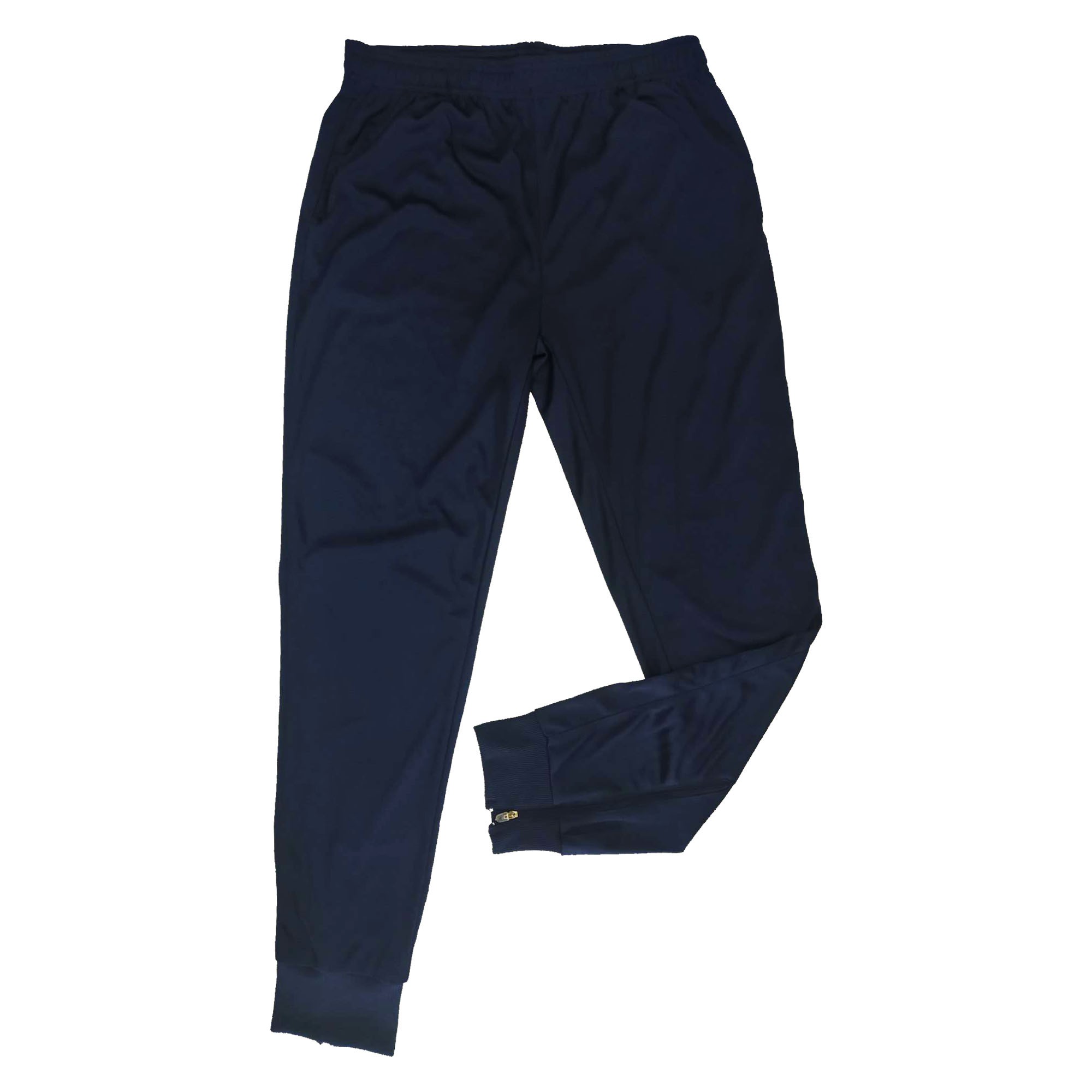 Men’s Athletic Workout Trousers with zipped hem